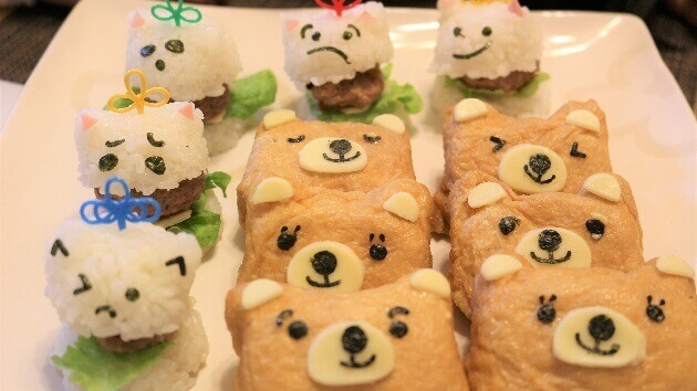 100均グッズで誕生日パーティー いなり寿司とライスバーガーを作ってみた ヨムーノ