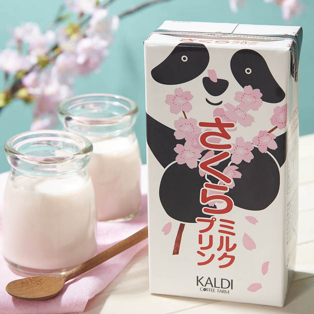 カルディ「パンダ杏仁」新作はさくら餅！数量限定デザインの純米吟醸も見逃せない | ヨムーノ