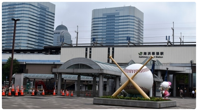 夏休みファミリーには海浜幕張駅 南口 がおすすめ アウトレットに公園に野球観戦