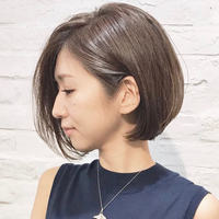 美人見え ショートヘア 丸顔 面長さんも絶対似合う 切りっぱなしボブ 人気記事まとめ ヨムーノ