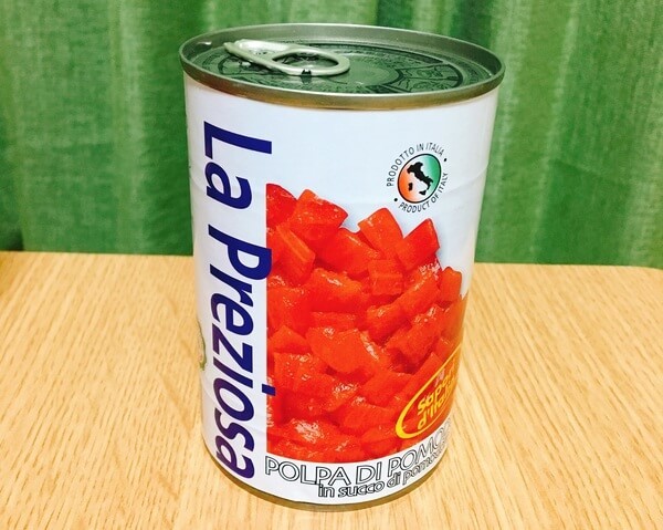 ラ・プレッツィオーザ　ダイストマト缶400g 98円