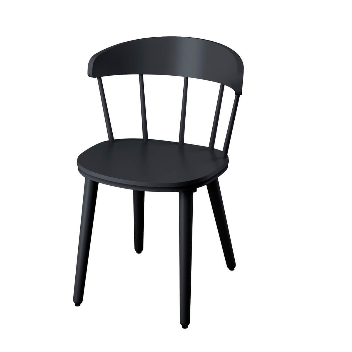 期間限定送料無料】 おかず様専用IKEA STOLJAN 白黒のシンプルな椅子-オフィスでも自宅でも - ダイニングチェア