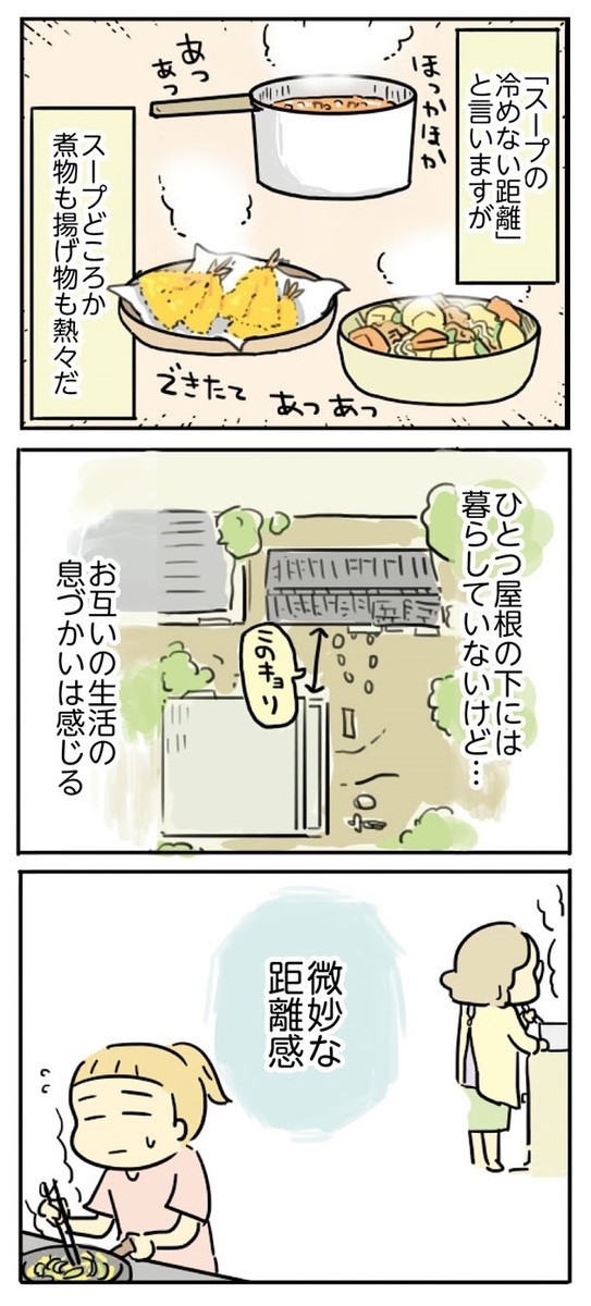 漫画 姑の毎日 おすそわけ攻撃 に息苦しさmax 敷地内同居の落とし穴 母親だから当たり前 フツウの母親ってなんですか ヨムーノ