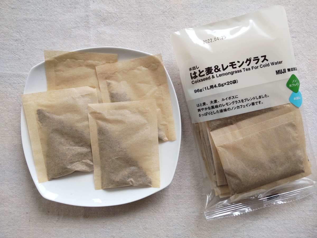 【超特価sale開催】 無印良品 穀物のお茶 はと麦 レモングラス 20g 2g×10バッグ 2袋 良品計画580円