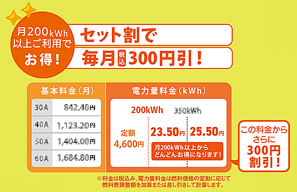 エネルギー自由化のおかげ！？「電気＆ガス」セットなら、 もっとお得 