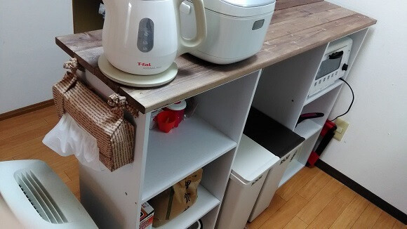 カラーボックスをリメイク キッチンカウンターは激安で作れる ヨムーノ