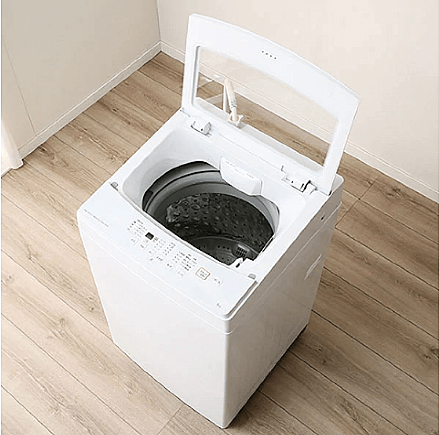 洗濯機ニトリ洗濯機　6kg全自動洗濯機(NT60L1 ホワイト) 2023年2月購入品