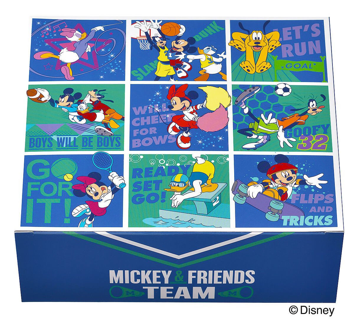 ディズニー人気キャラクターをスポーツでデザインした9種プチケーキ
