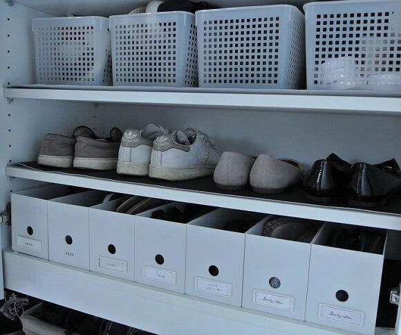 靴箱の収納実例13選 100均 無印良品でおしゃれ 使いやすい玄関に