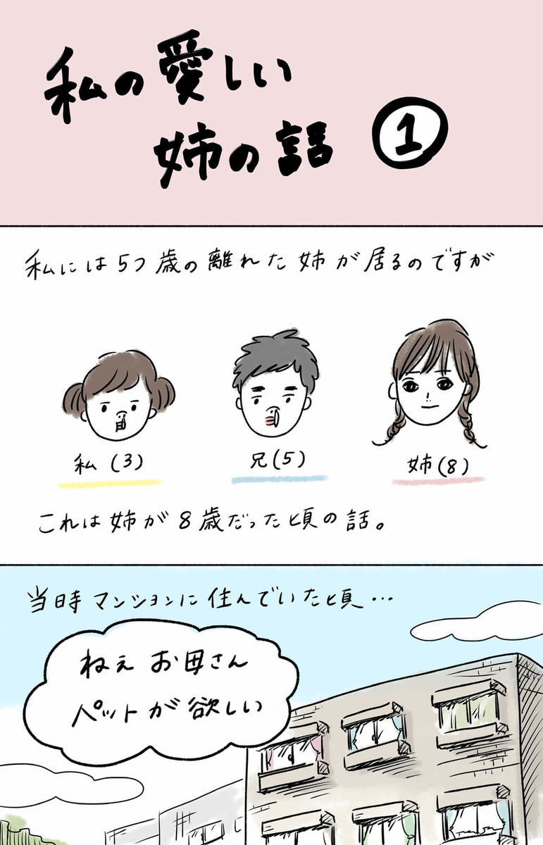 本当に癒される漫画 Snsで笑い死に続出 ペット飼うのを禁止された姉が飼い始めた 物 とは ヨムーノ