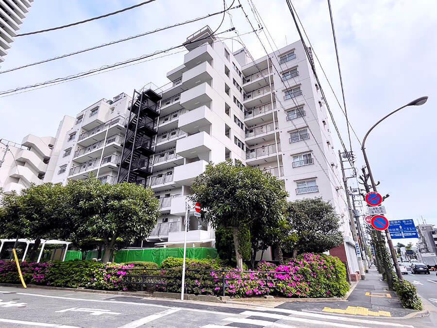 上野毛駅の中古マンションの外観
