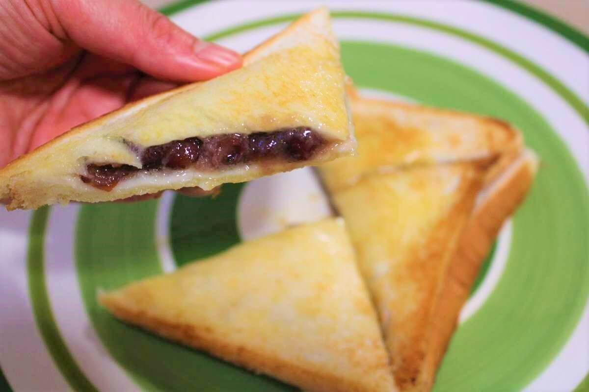 ごめん全部食べちゃった 家事ヤロウ 禁断の 外サク中じゅわ 追いバターあんトースト カロリーの暴力 ヨムーノ