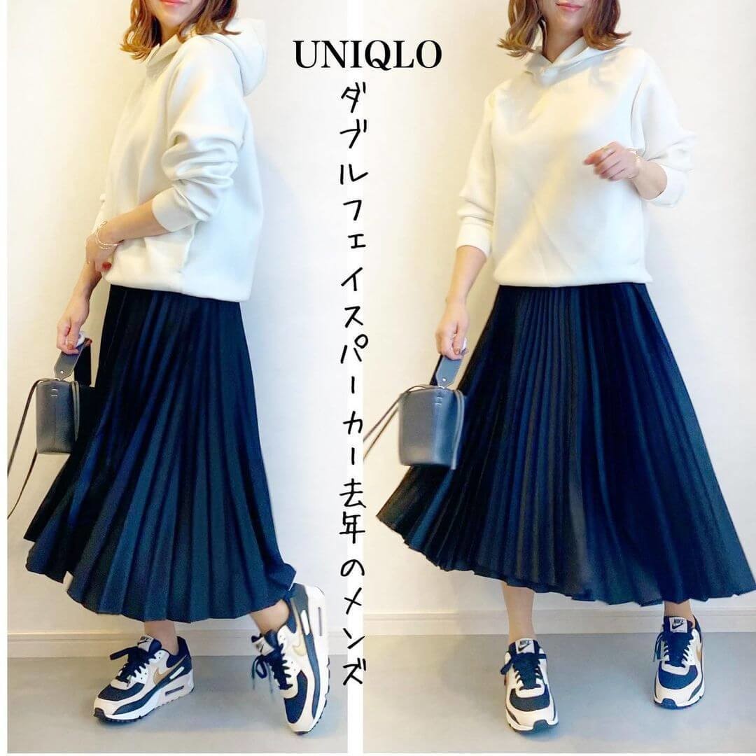 UNIQLO theoryユニクロセオリー プリーツラップスカート - ロングスカート