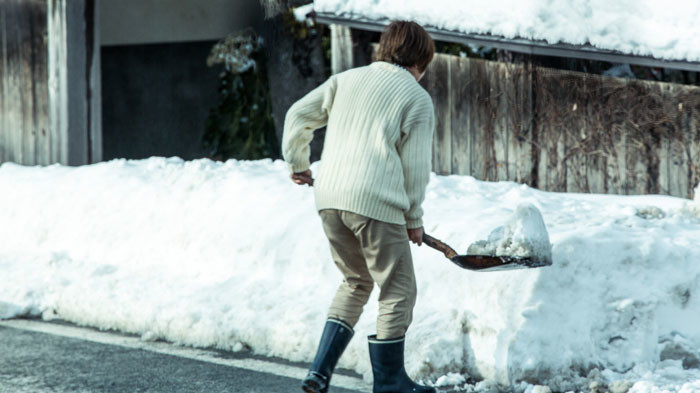 屋上に積もった雪の活用法