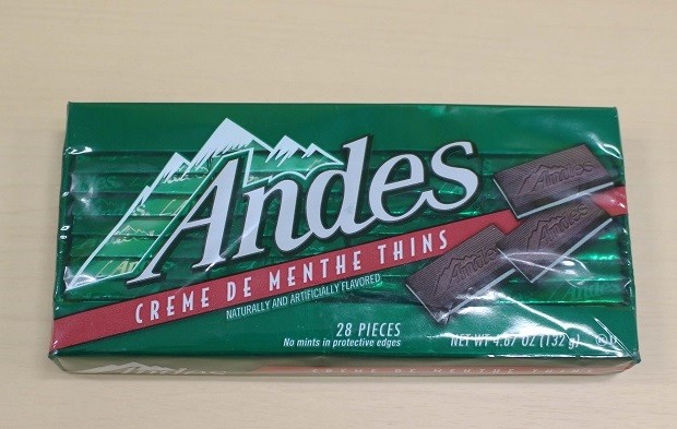 Andes　クリームミントシンパッケージ