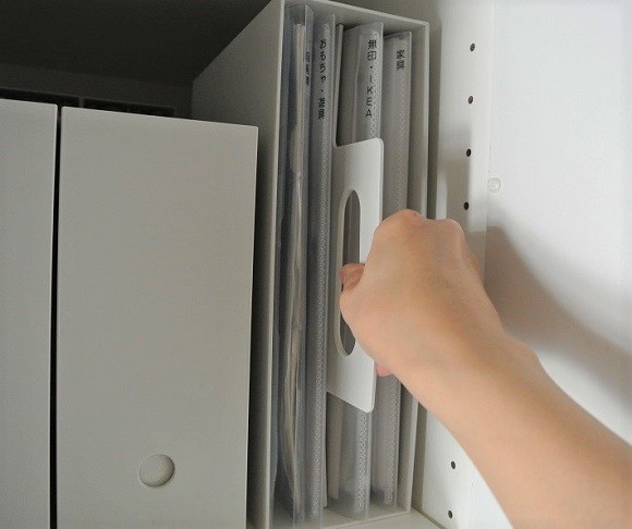 無印良品のファイルボックスを活用した収納事例